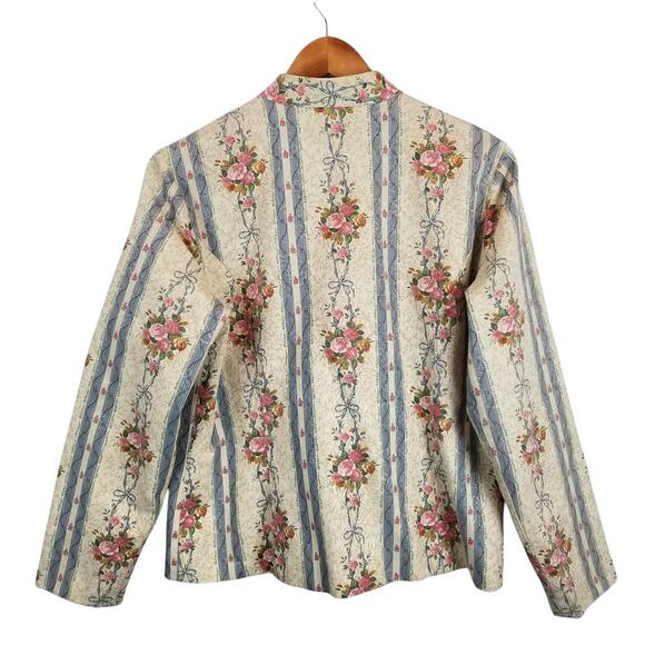 Coldwater Creek Vintage Women's Floral Cottagecore Jacket Size 10 - Picture 2 of 6